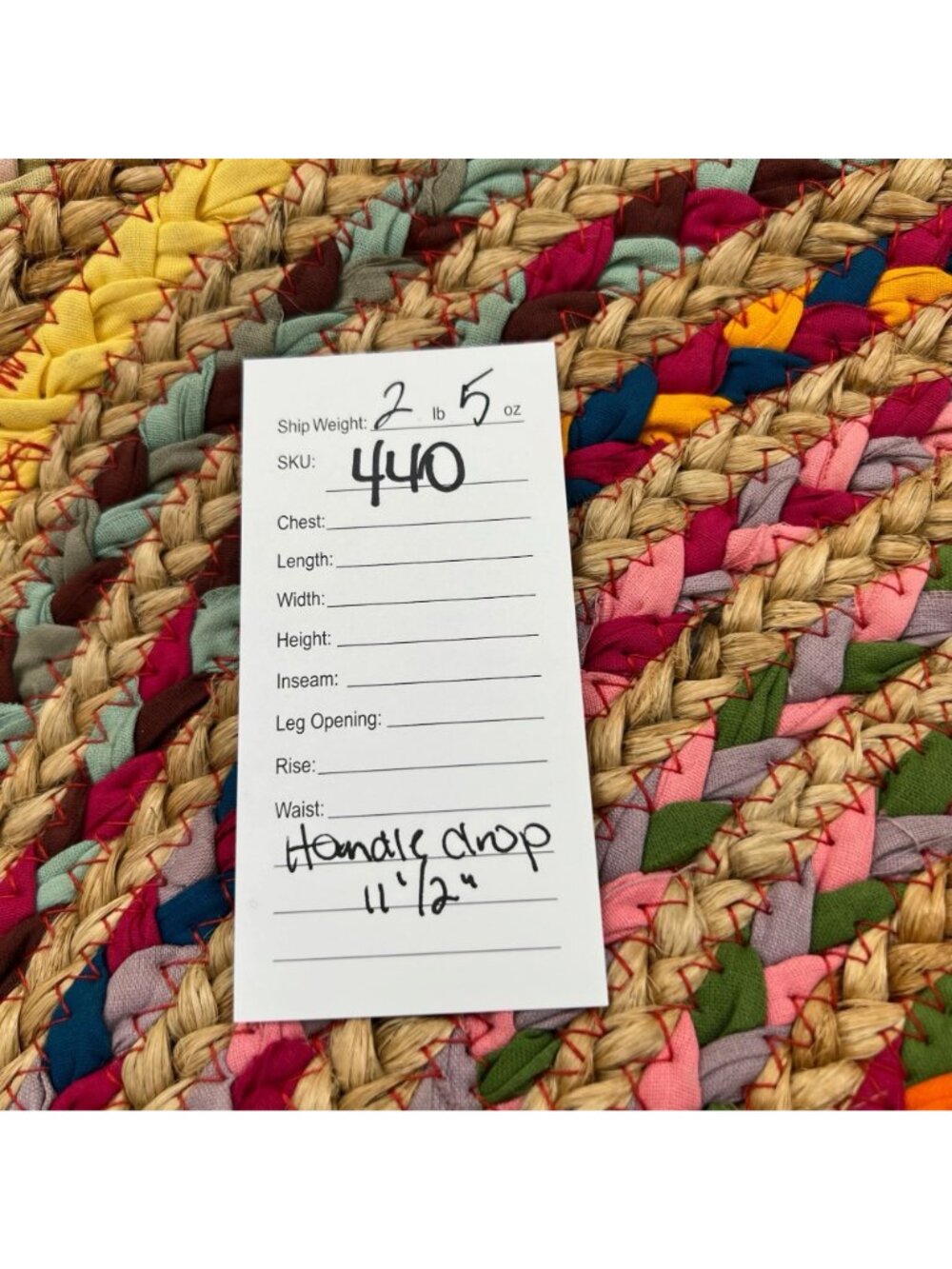 Mair Boomie NWT Sari Carry-All Tote Bag Handwoven From Upcycled Saris - Picture 11 of 11